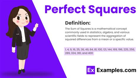 What is Perfect Square ⭐ Definition With Examples.